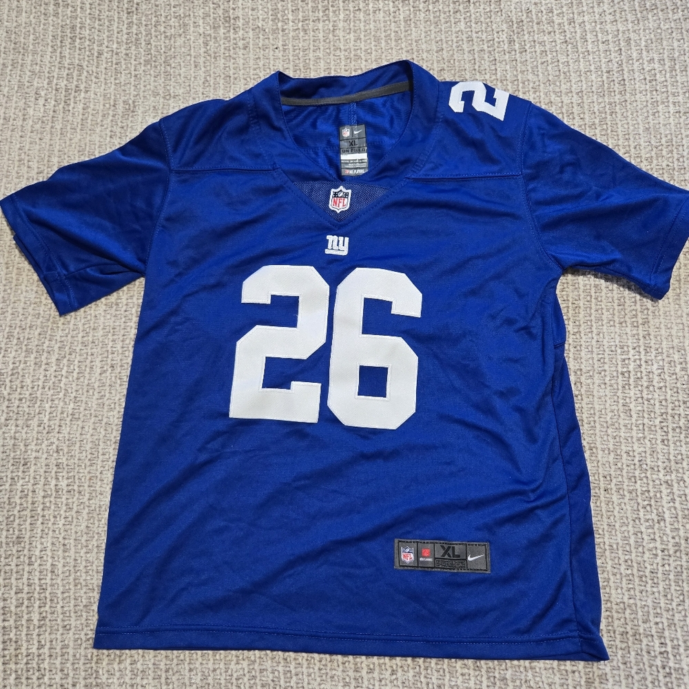 Nike Saquan Barkley New York Giants NFL Jersey #26